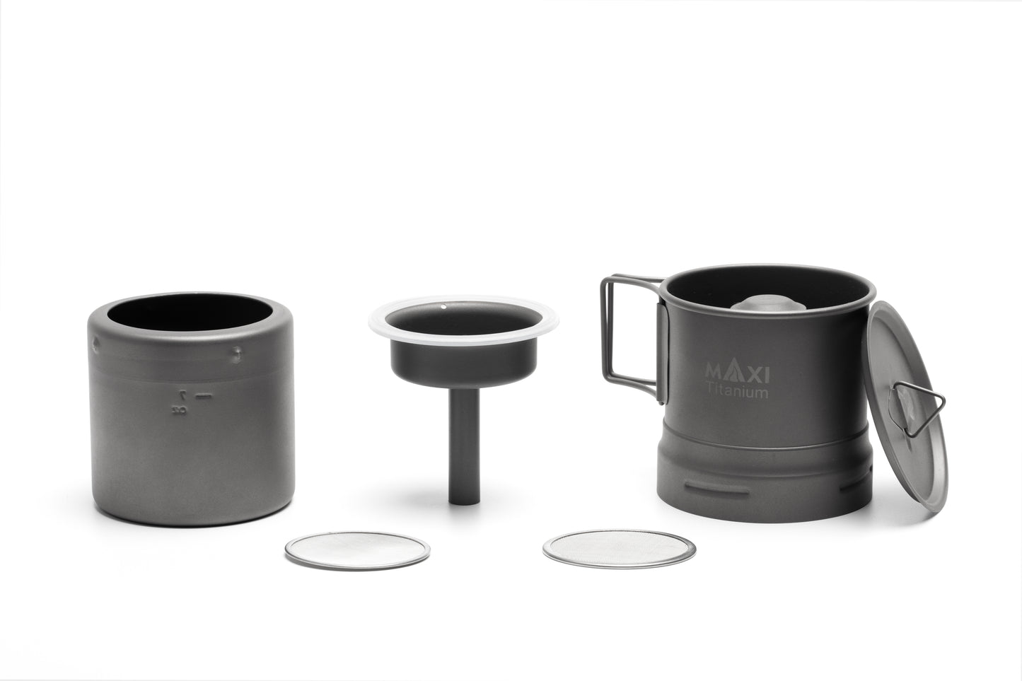 MyClean Coffee Maker, Titanium Moka Pot