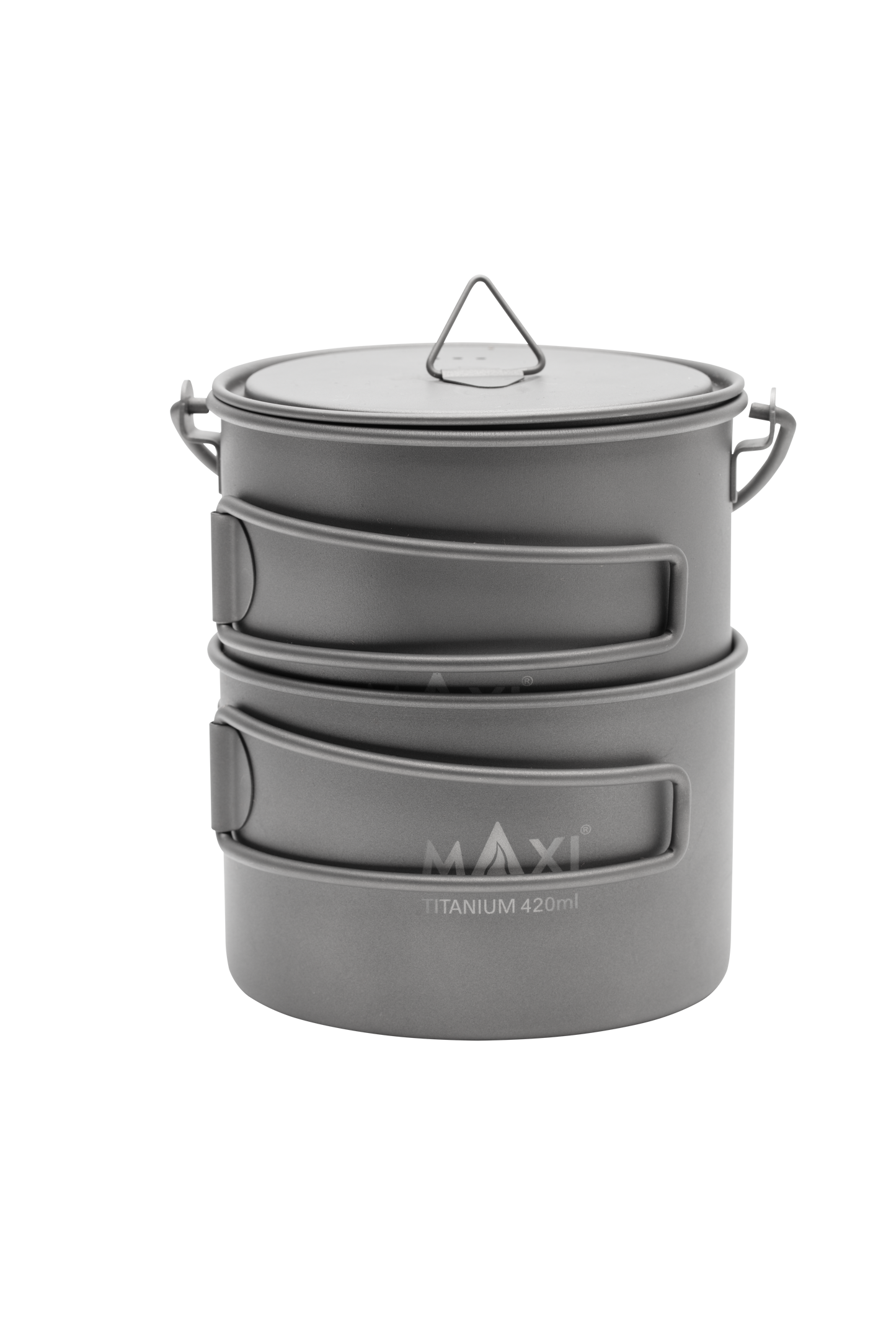 Titanium 420-750 Dual Pot with Bail Handle