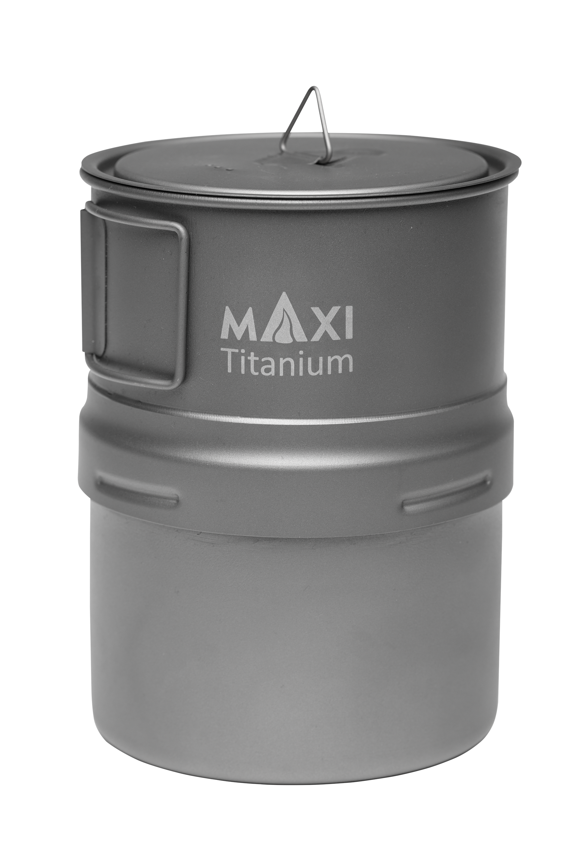 MyClean Coffee Maker Max, 14oz Titanium Moka Pot