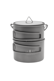 Titanium 420-750 Dual Pot with Bail Handle