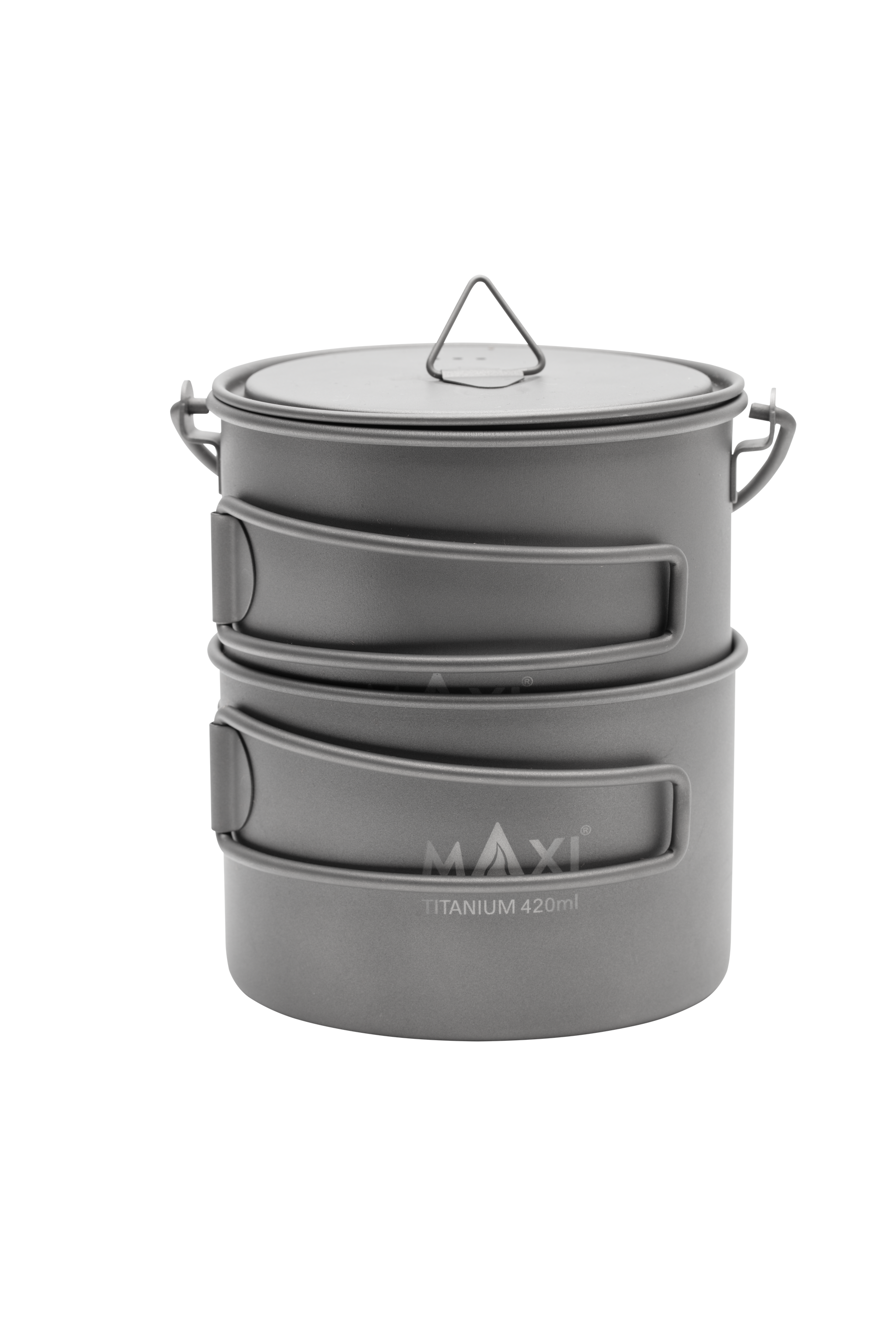 Titanium 420-750 Dual Pot with Bail Handle