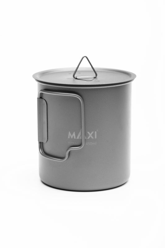 Titanium Cup-450 with Lid
