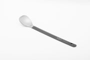 Titanium long handle spoon polished head