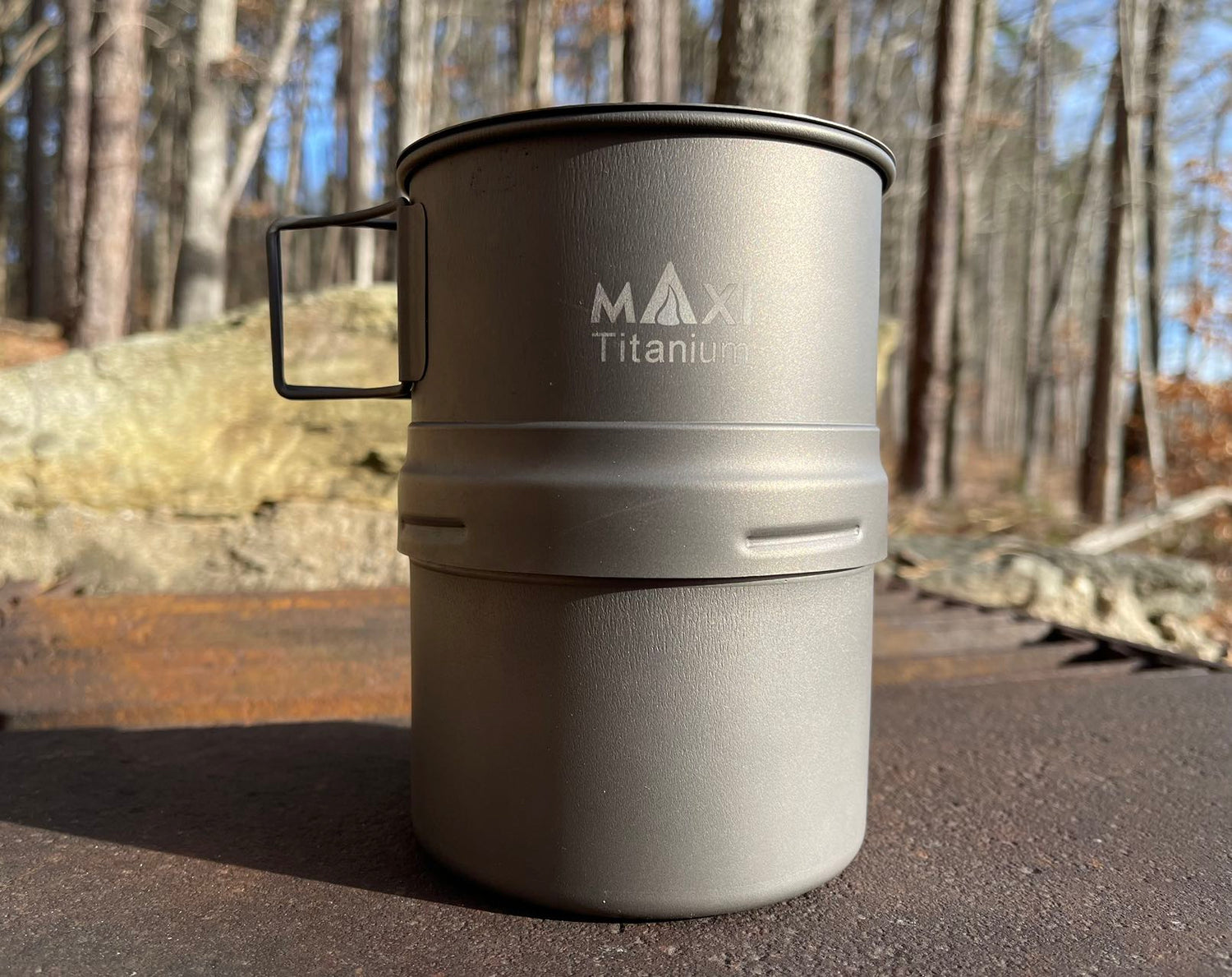 MyClean Coffee Maker, Titanium Moka Pot – Maxi